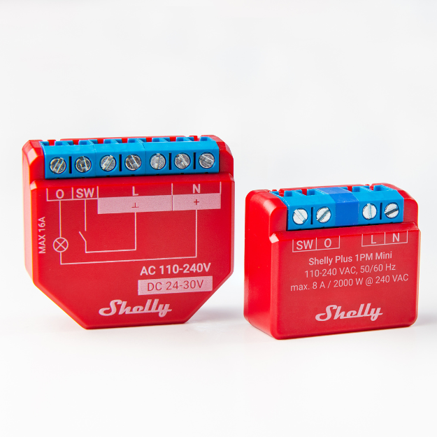 Shelly Plus 1PM Mini micromodule WiFi mesure puissance
