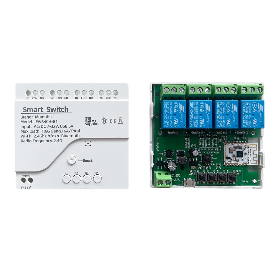 Mumubiz eWelink Relais WiFi Porte Garage 1 Canal 7-32V