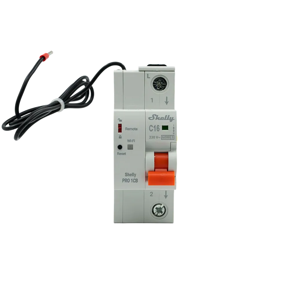 Shelly Pro 1CB Disjoncteur Connecté 16A Rail DIN C16