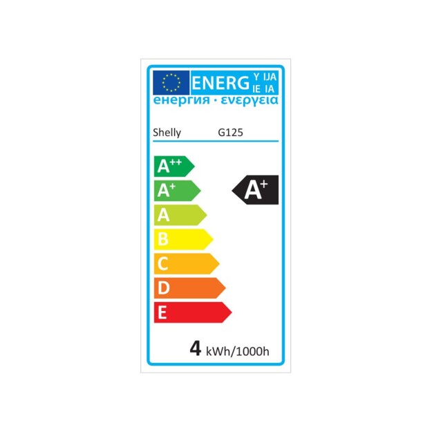 Shelly Gen1 Vintage G125 ampoule WiFi E27 dimmable