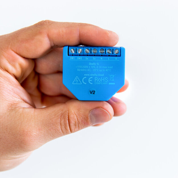 Shelly 1L Gen1 relais WiFi sans neutre éclairage