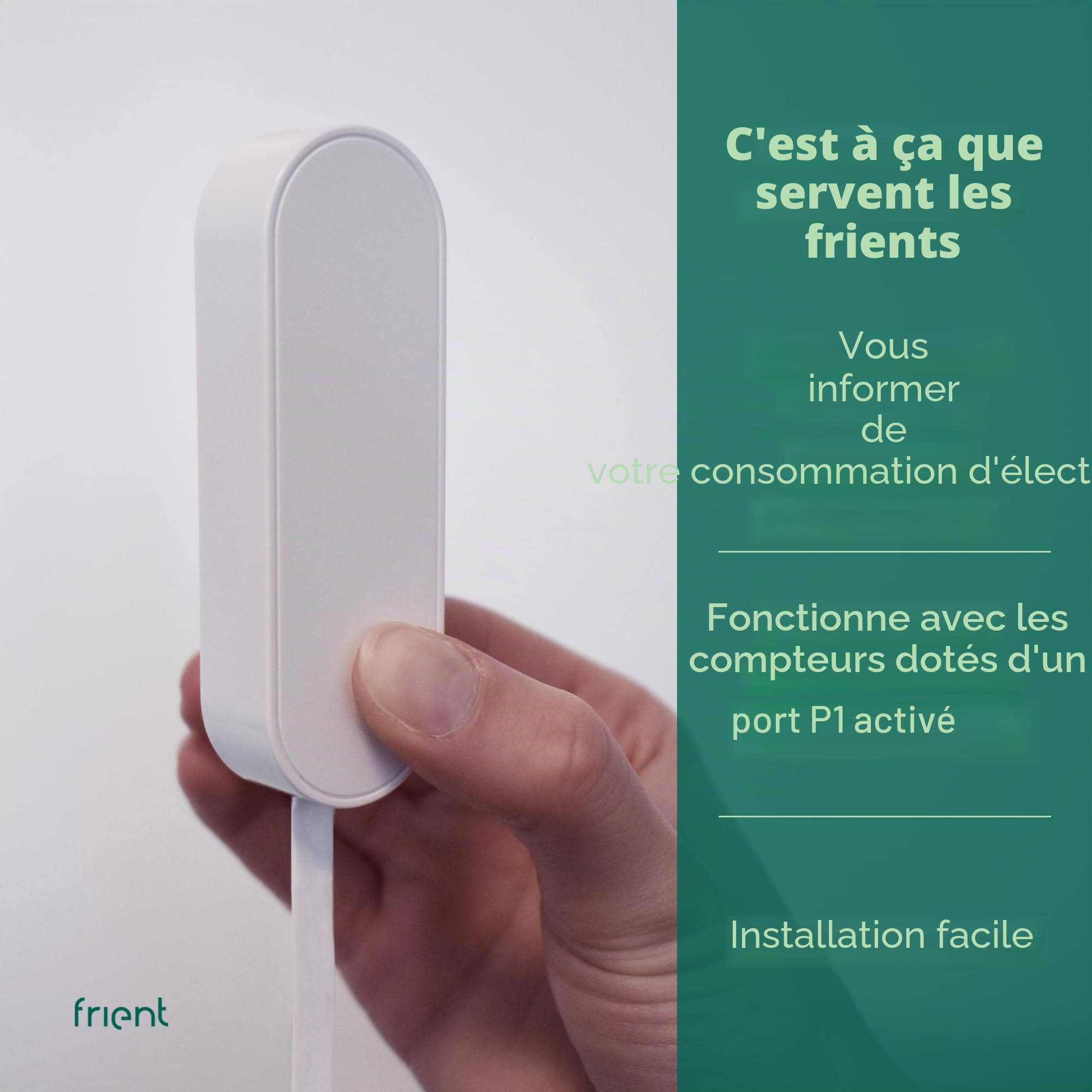 frient Interface compteur électricité 2 P1 Zigbee suivi conso