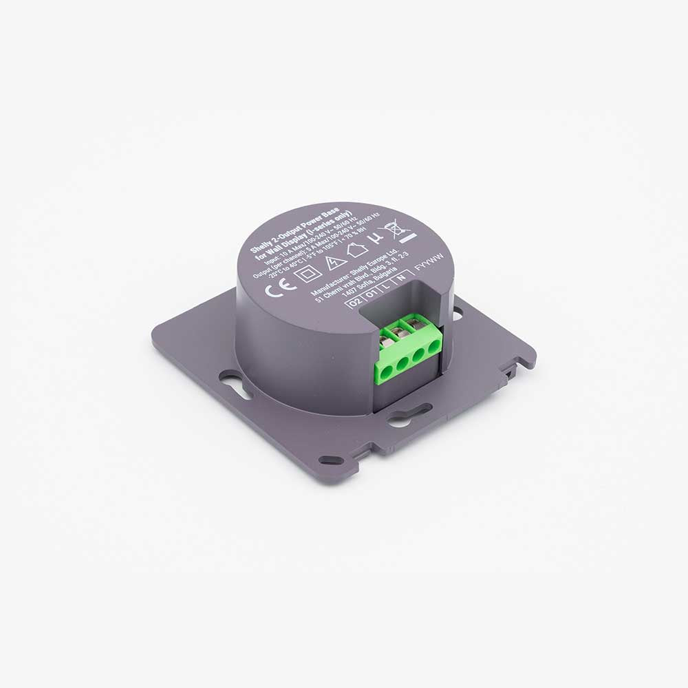 Shelly PowerBase 2 sorties socle Wall Display
