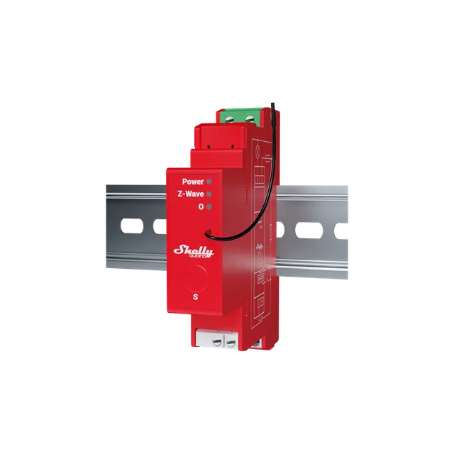 Shelly Wave Pro 1PM interrupteur DIN Z-Wave 1 canal mesure puissance ANZ