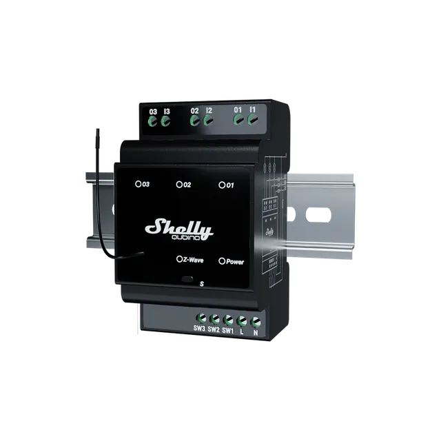 Shelly Wave Pro 3 interrupteur connecté 3 canaux DIN